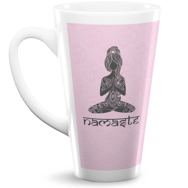 Custom Lotus Pose Latte Mug