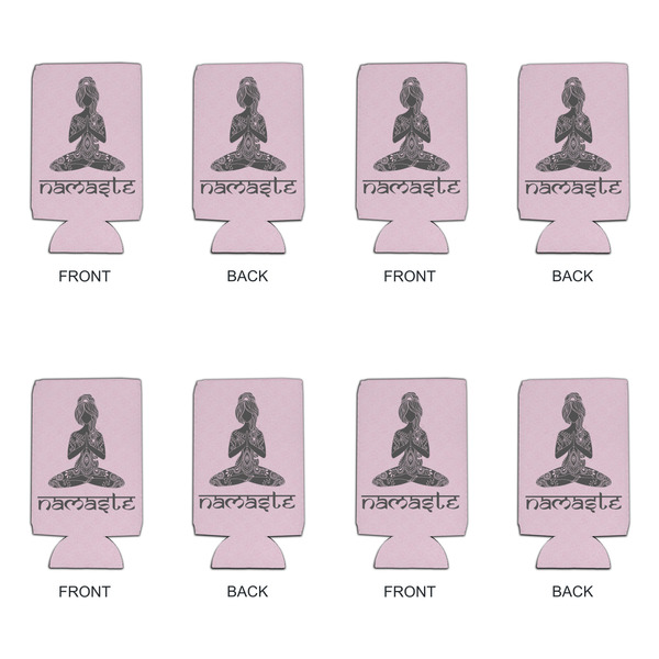 Lotus Pose 16oz Can Sleeve - Set of 4 - APPROVAL