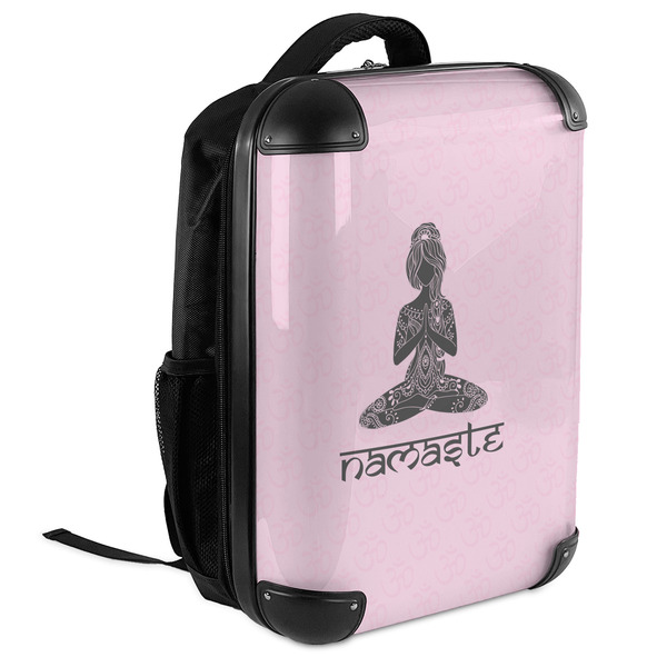Lotus Pose 18" Hard Shell Backpacks - ANGLED VIEW