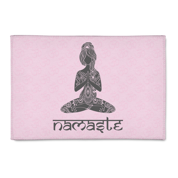 Custom Lotus Pose 2' x 3' Indoor Area Rug