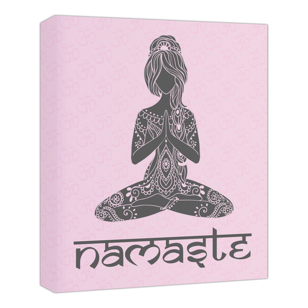 Custom Lotus Pose Canvas Print - 20x24