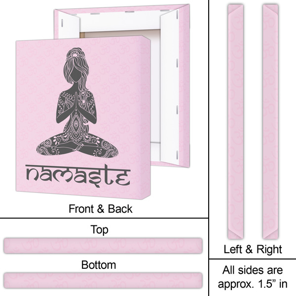 Lotus Pose 20x24 - Canvas Print - Approval