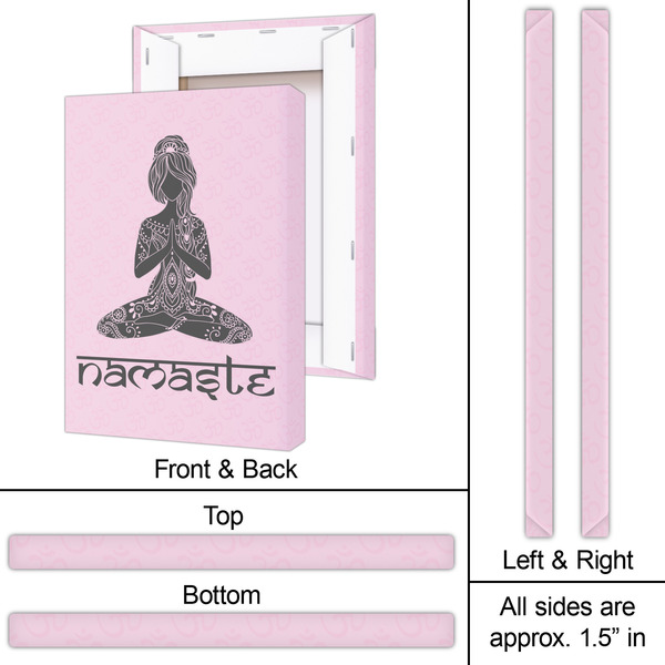 Lotus Pose 20x30 - Canvas Print - Approval