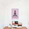 Lotus Pose 20x30 - Matte Poster - On the Wall
