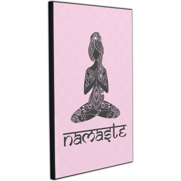 Lotus Pose 20x30 Wood Print - Angle View