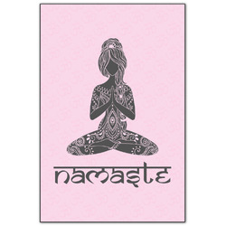 Lotus Pose Wood Print - 20x30