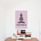 Lotus Pose 24x36 - Matte Poster - On the Wall
