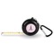 Lotus Pose 6-Ft Pocket Tape Measure with Carabiner Hook - Front