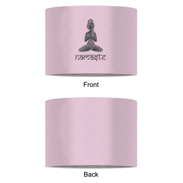 Lotus Pose 8" Drum Lampshade - APPROVAL (Fabric)