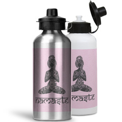 Lotus Pose Water Bottles - 20 oz - Aluminum