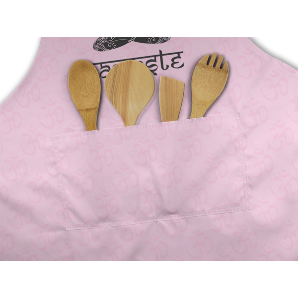 Lotus Pose Apron - Pocket Detail with Props