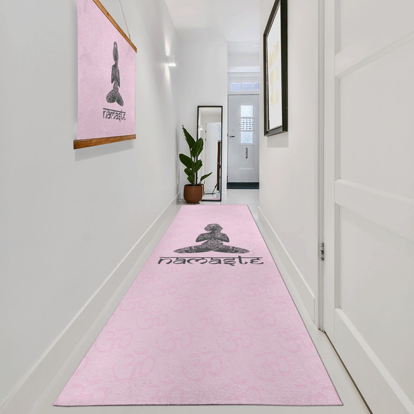 Lotus Pose Area Rug Sizes - In Context (vertical)