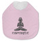 Lotus Pose Jersey Knit Baby Bib