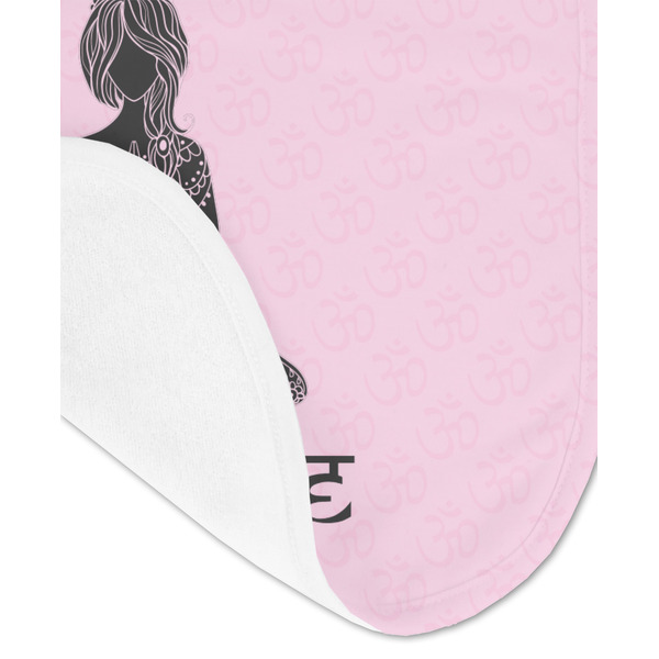 Lotus Pose Baby Bib - AFT detail