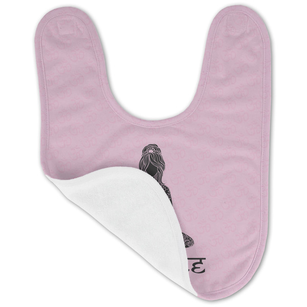 Lotus Pose Baby Bib - AFT folded
