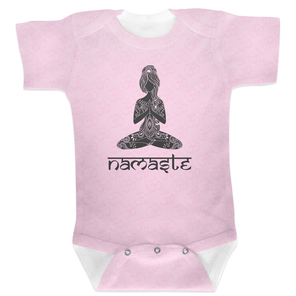 Custom Lotus Pose Baby Bodysuit