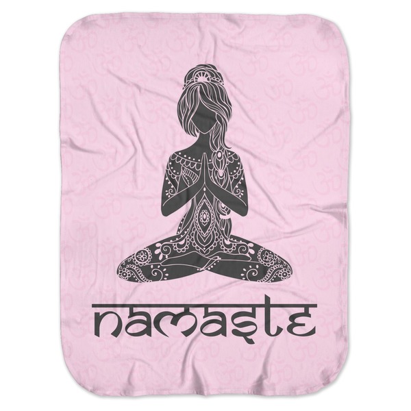 Custom Lotus Pose Baby Swaddling Blanket (Personalized)