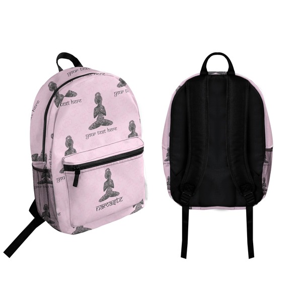 Lotus Pose Backpack front and back - Apvl