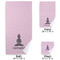 Lotus Pose Bath Towel Sets - 3-piece - Approval