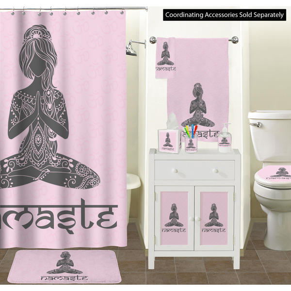 Lotus Pose Bathroom Scene