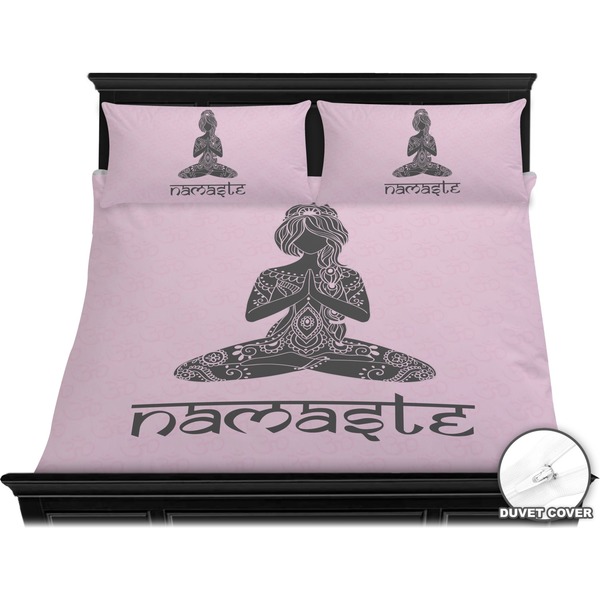 Lotus Pose Bedding Set (King) - Duvet
