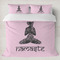 Lotus Pose Duvet Cover Set - King (Personalized)