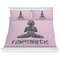 Lotus Pose Comforter Set - King (Personalized)