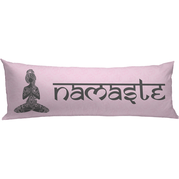 Custom Lotus Pose Body Pillow Case (Personalized)