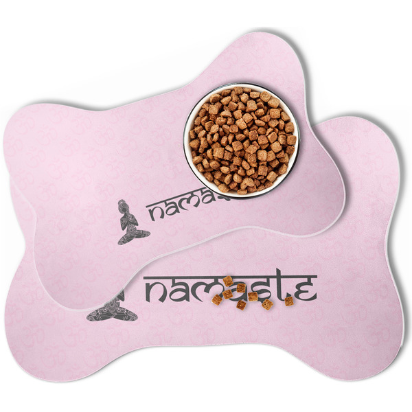 Lotus Pose Bone Shaped Dog Mats - MAIN