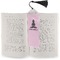 Lotus Pose Bookmark with tassel - In book