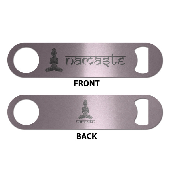 Lotus Pose Bottle Opener - Front & Back