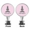 Lotus Pose Bottle Stopper - Front and Back