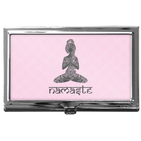 Custom Lotus Pose Business Card Case