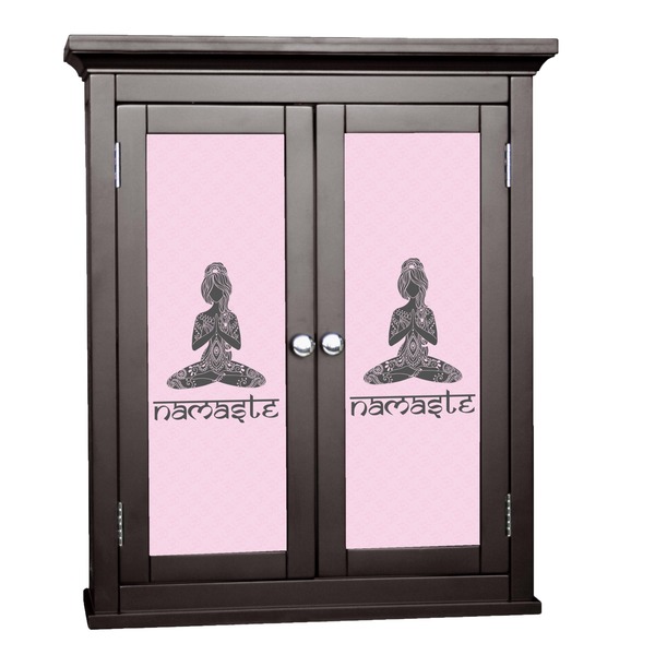 Custom Lotus Pose Cabinet Decal - Large (Personalized)
