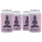 Lotus Pose Can Cooler (12 oz) - Set of 4