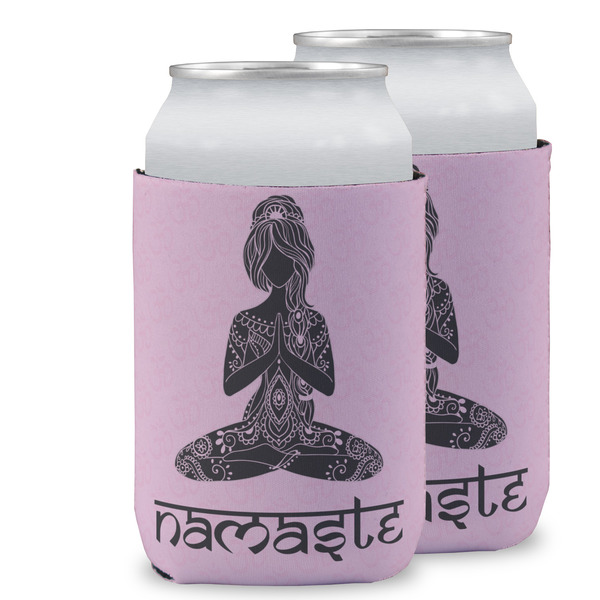 Custom Lotus Pose Can Cooler (12 oz)