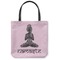 Lotus Pose Canvas Tote Bag (Personalized)