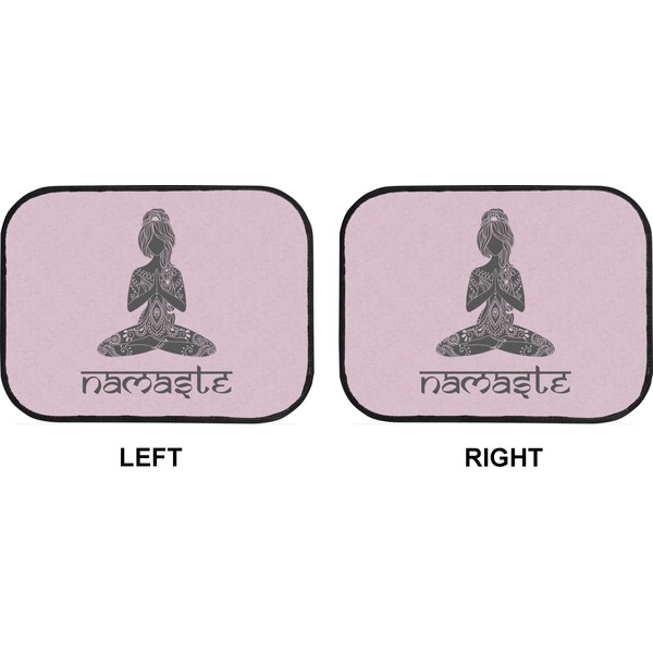 Lotus Pose Car Floor Mats (Back Seat) (Approval)