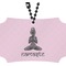 Lotus Pose Rear View Mirror Ornament (Personalized)