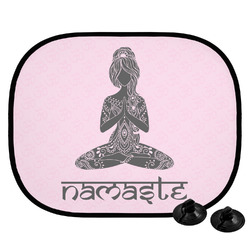Lotus Pose Car Side Window Sun Shade (Personalized)