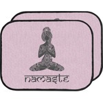 Lotus Pose Car Floor Mats (Back Seat) (Personalized)