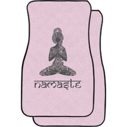 Lotus Pose Car Floor Mats (Personalized)