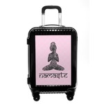 Lotus Pose Carry On Hard Shell Suitcase (Personalized)