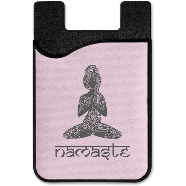 Lotus Pose Cell Phone Credit Card Holder