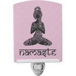 Lotus Pose Ceramic Night Light (Personalized)