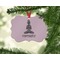Lotus Pose Christmas Ornament (On Tree)