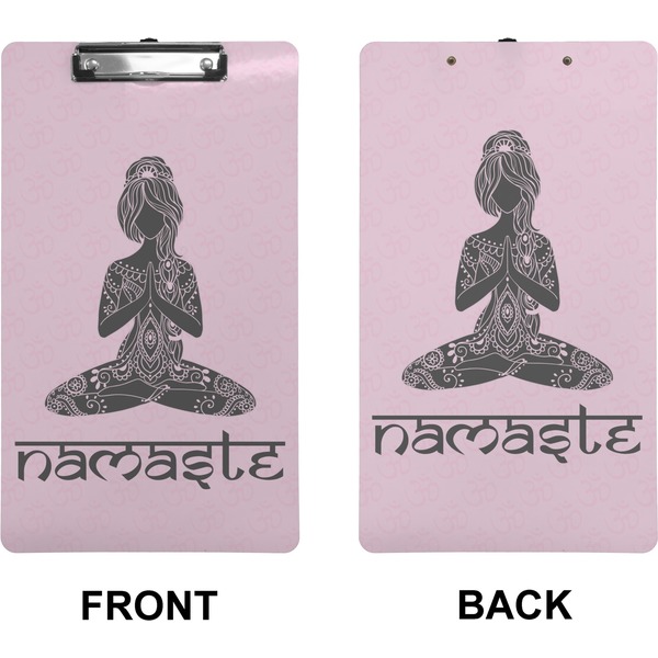 Lotus Pose Clipboard (Legal) (Front + Back)
