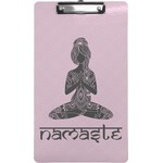 Lotus Pose Clipboard (Legal Size) (Personalized)