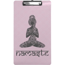Lotus Pose Clipboard (Legal Size) (Personalized)