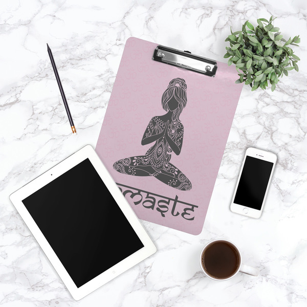 Lotus Pose Clipboard - Lifestyle Photo